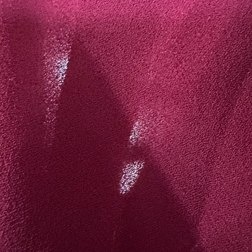 LOFT Draped Sleeve Mixed Media Top, Magical Plum, Size Medium - Picture 5 of 8